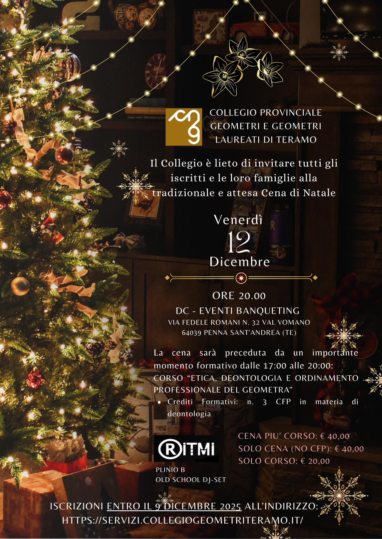 Cena di Natale 2025 e Corso 