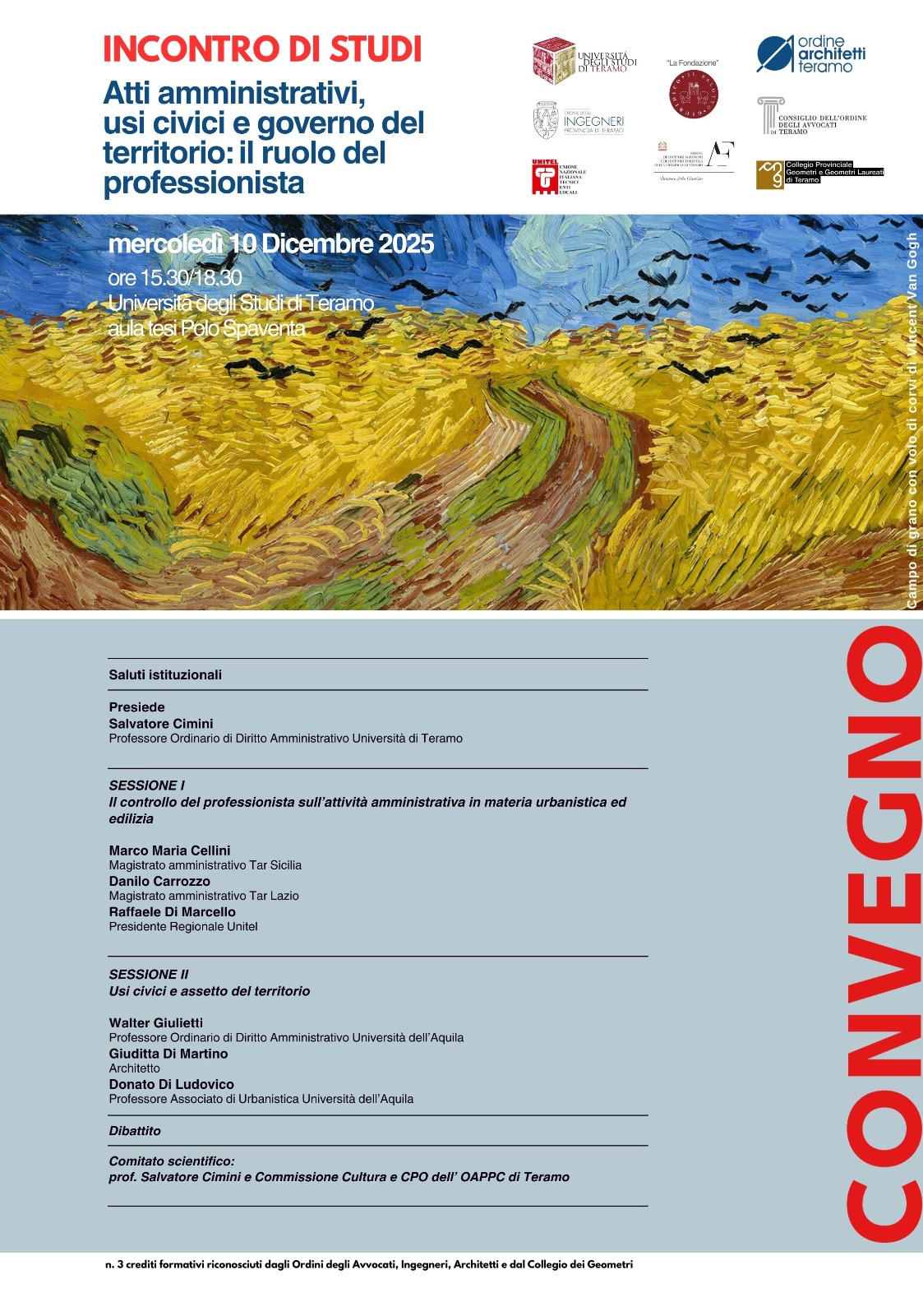 Seminario Atti amministrativi, usi civici e governo del territorio 10.12.2025