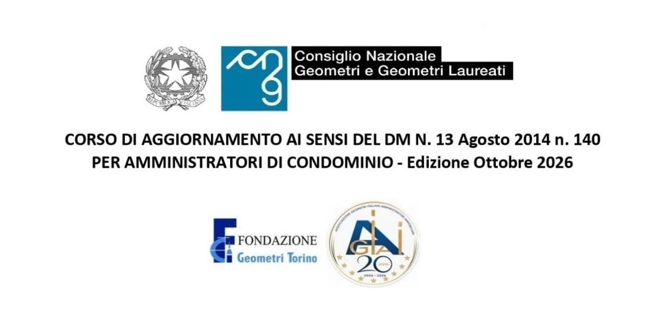 Corsi di formazione ed aggiornamento in materia di Amministrazione di condominio (D.M. 13 agosto 2014, n. 140)