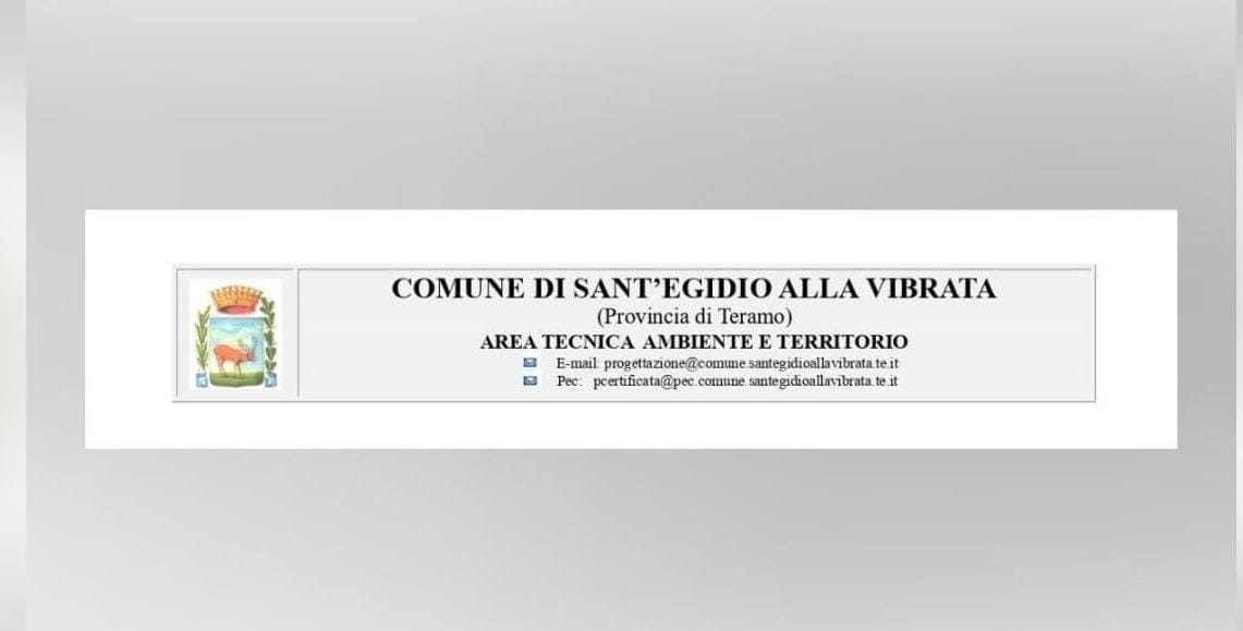 Comune Sant'Egidio alla Vibrata: Variante Generale al Piano Regolatore Esecutivo (P.R.E.) – Incontro tecnico di illustra-zione del redigendo Regolamento Edilizio Comunale – Martedì 20.10.2026